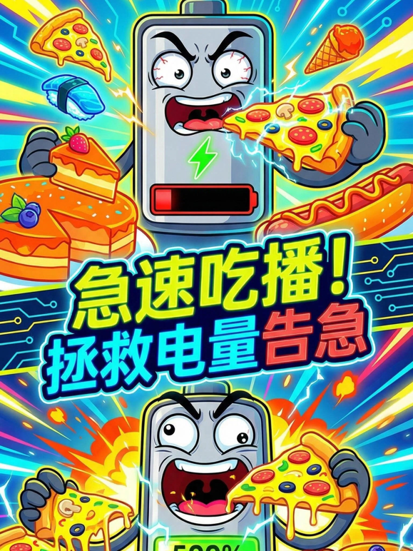 急速吃播拯救电量告急