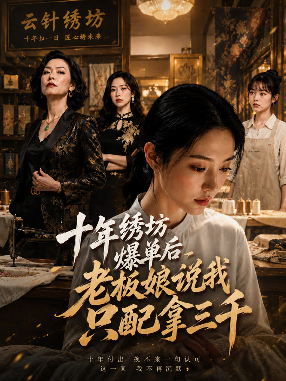 十年绣坊爆单后，老板娘说我只配拿三千