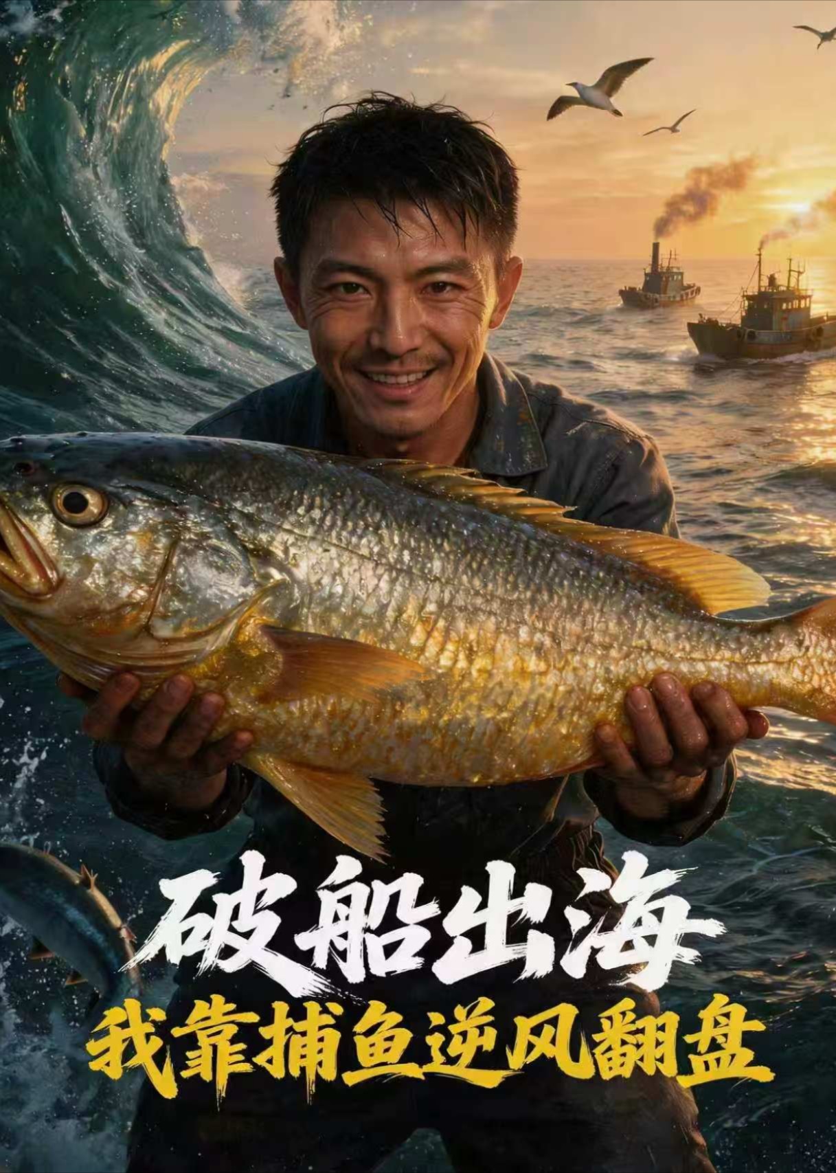 破船出海：我靠捕鱼逆风翻盘