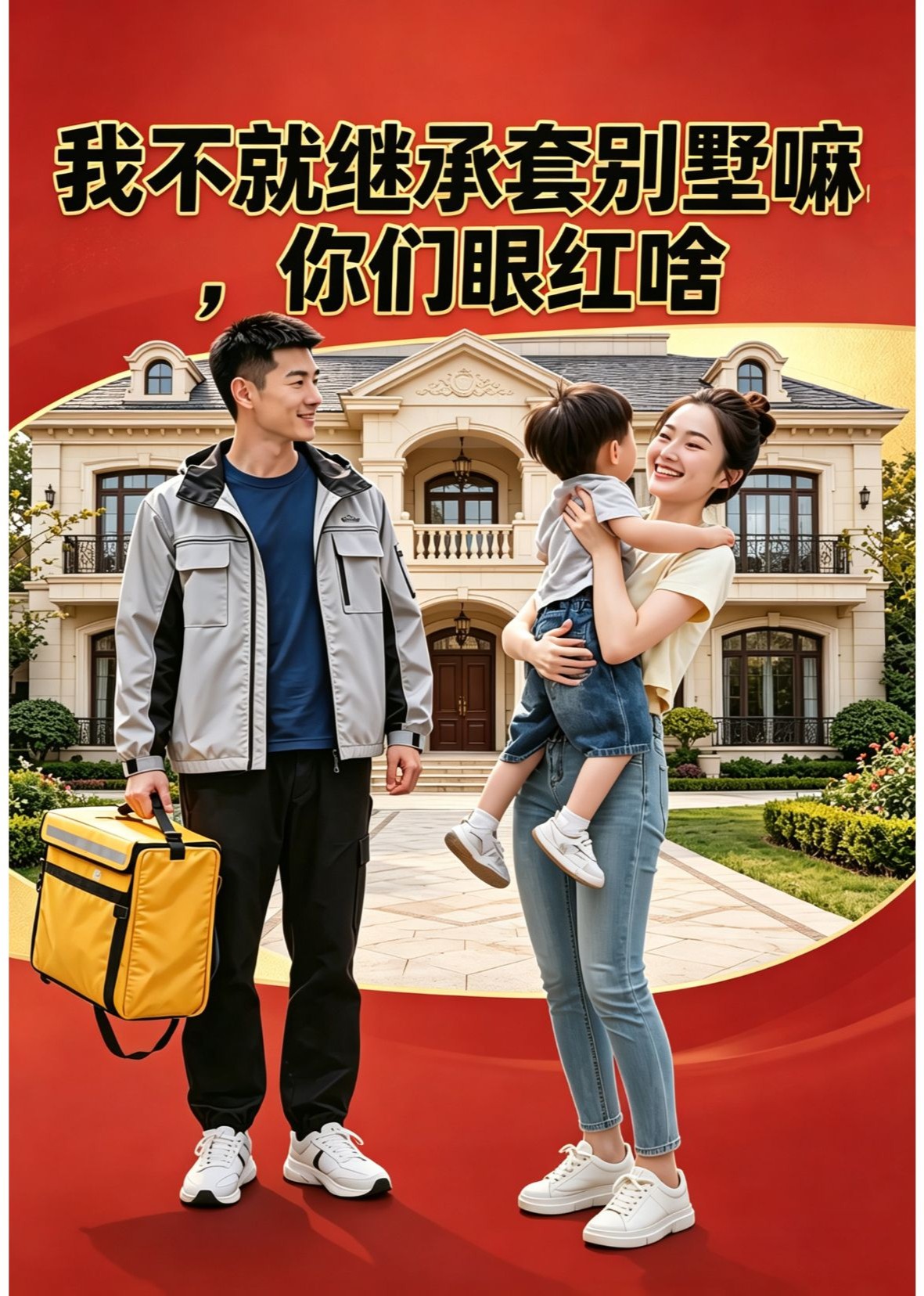 我不就继承套别墅嘛，你们眼红啥