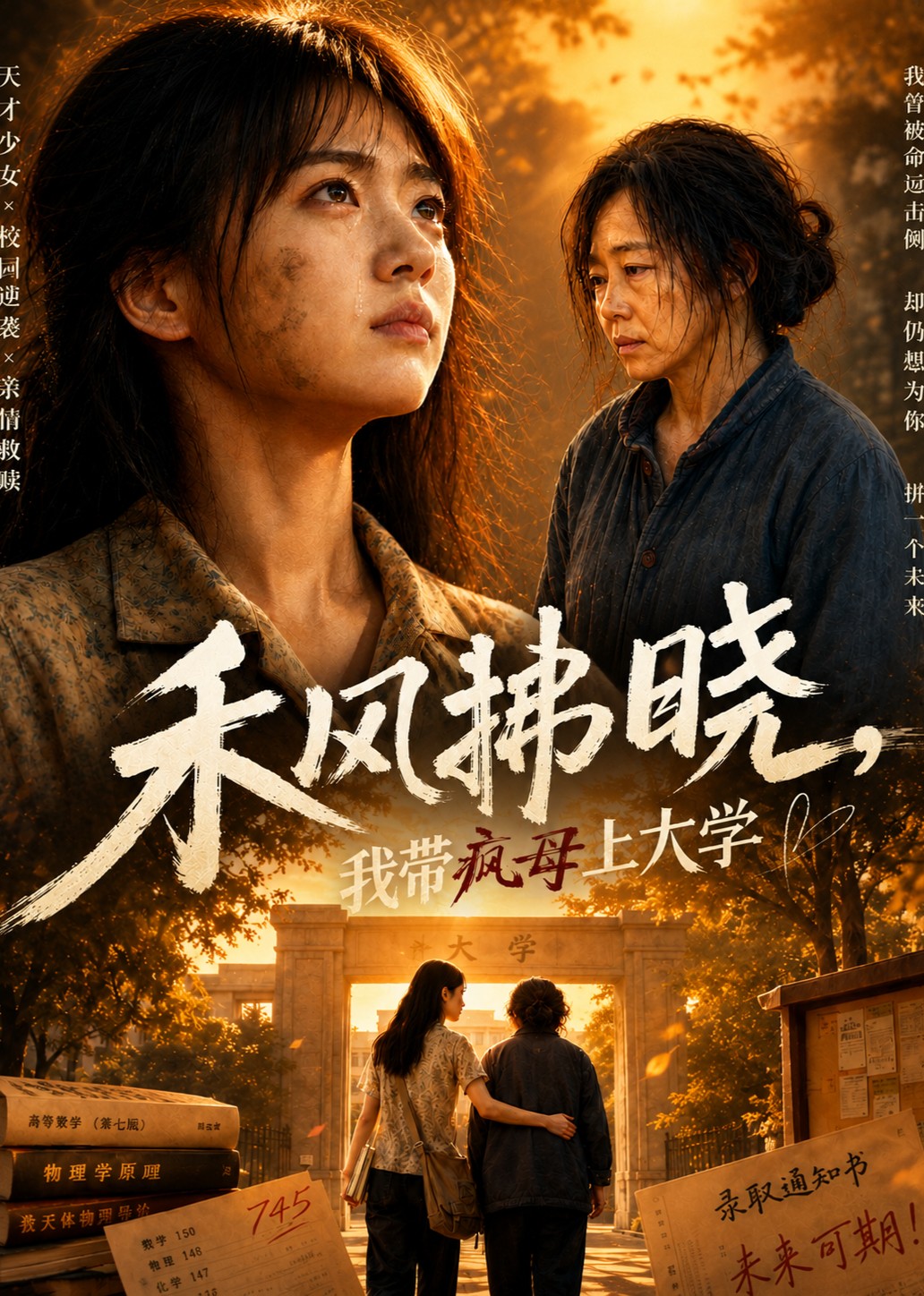 禾风拂晓，我带疯母上大学