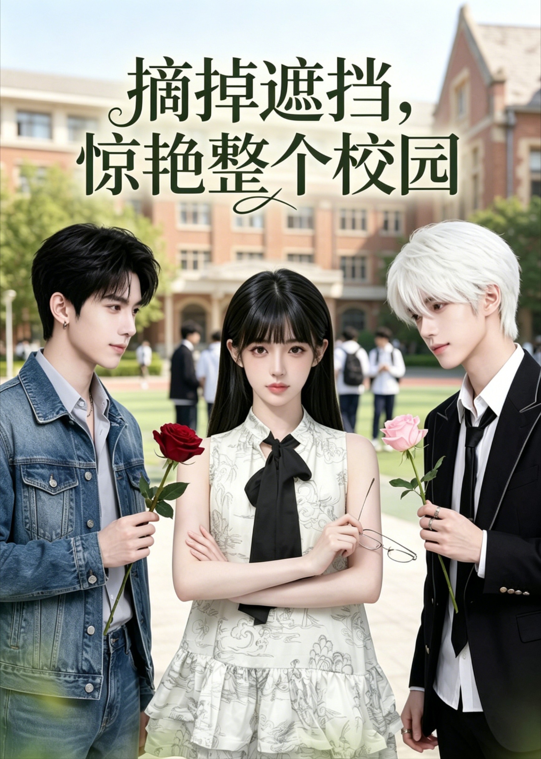 摘掉遮挡惊艳整个校园