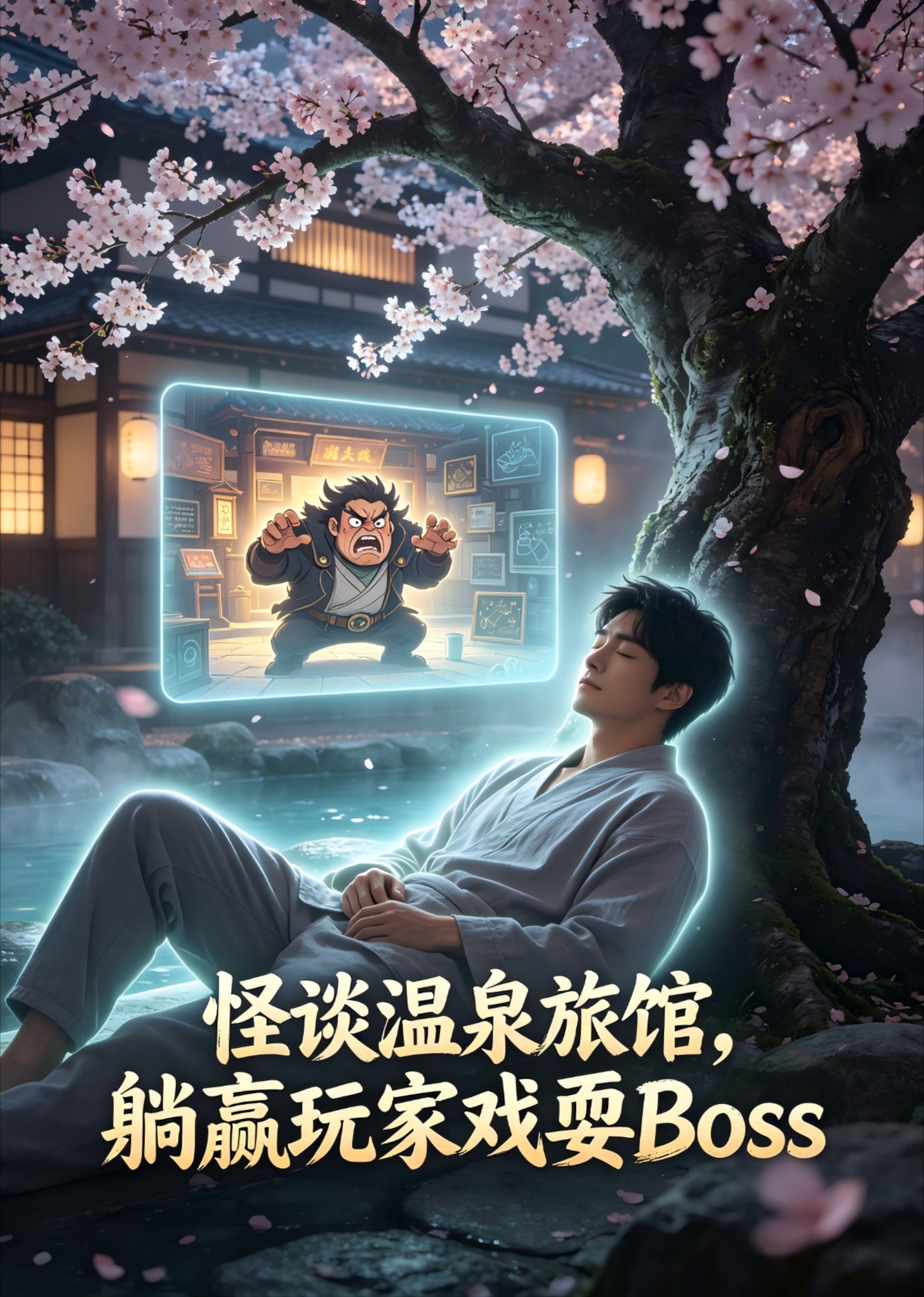 怪谈温泉旅馆，躺赢玩家戏耍Boss