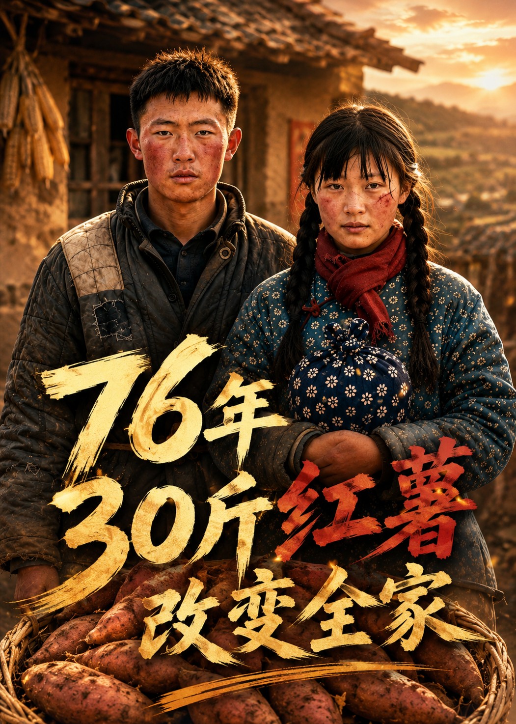 76年30斤红薯改变全家