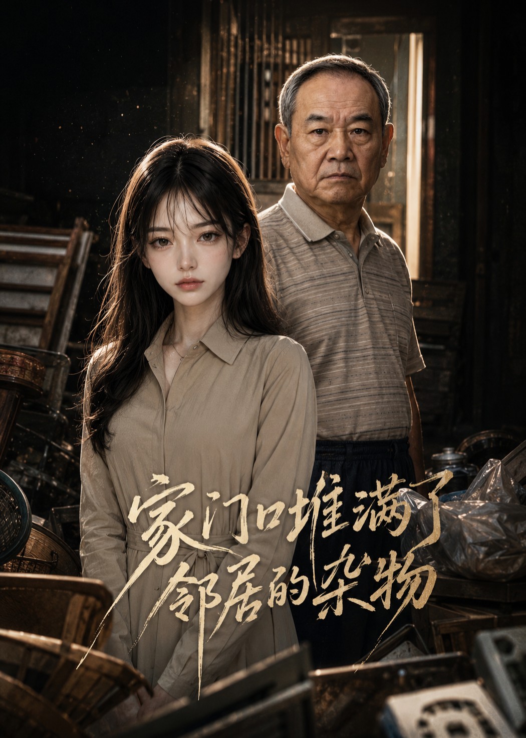 家门口堆满了邻居的杂物