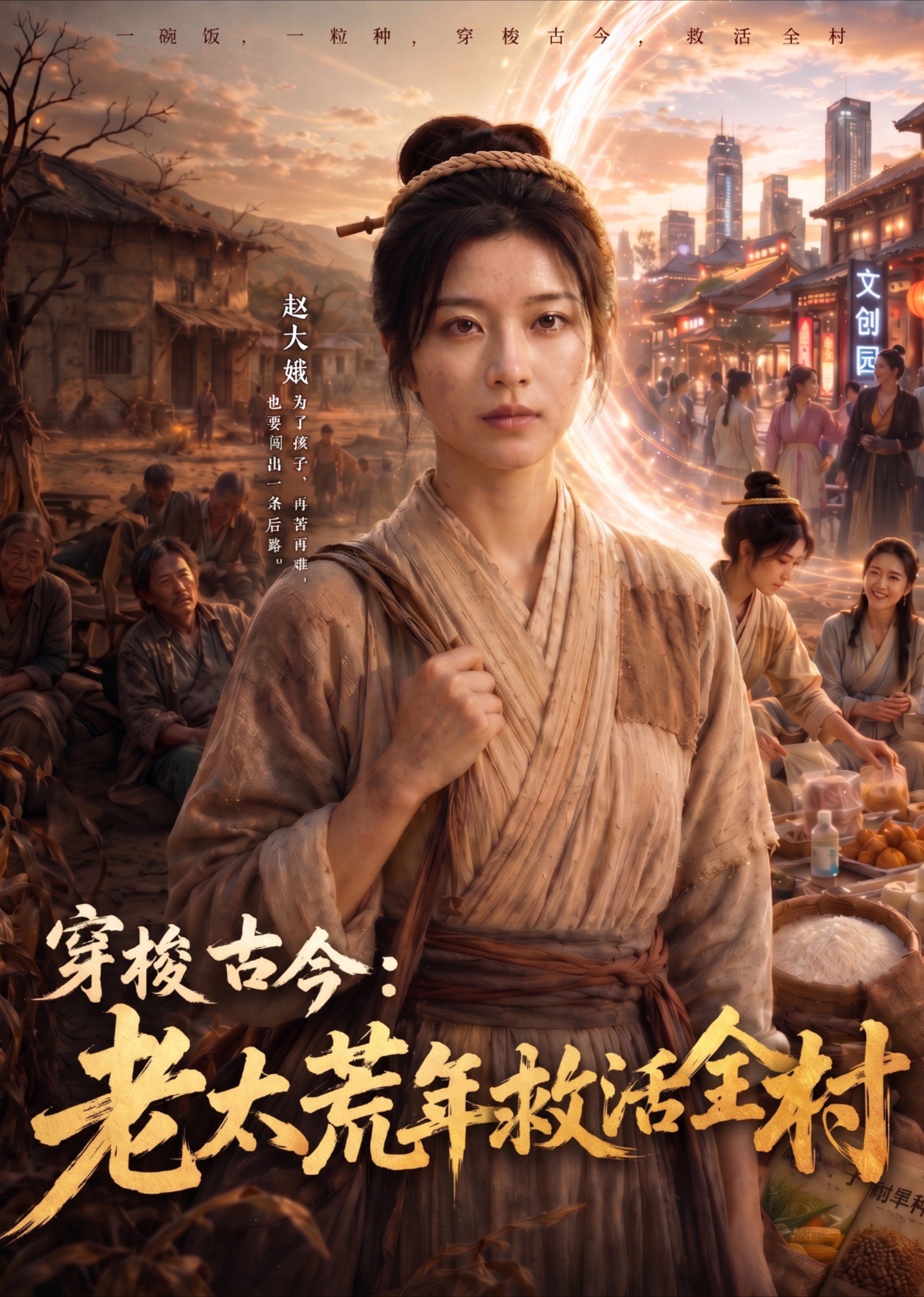 穿梭古今：老太荒年救活全村