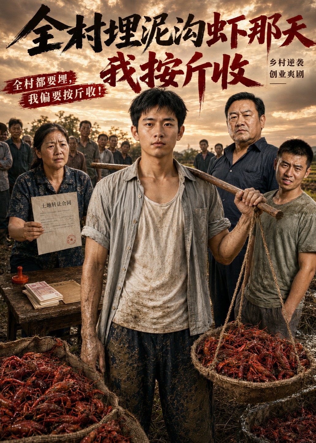 全村埋泥沟虾那天，我按斤收