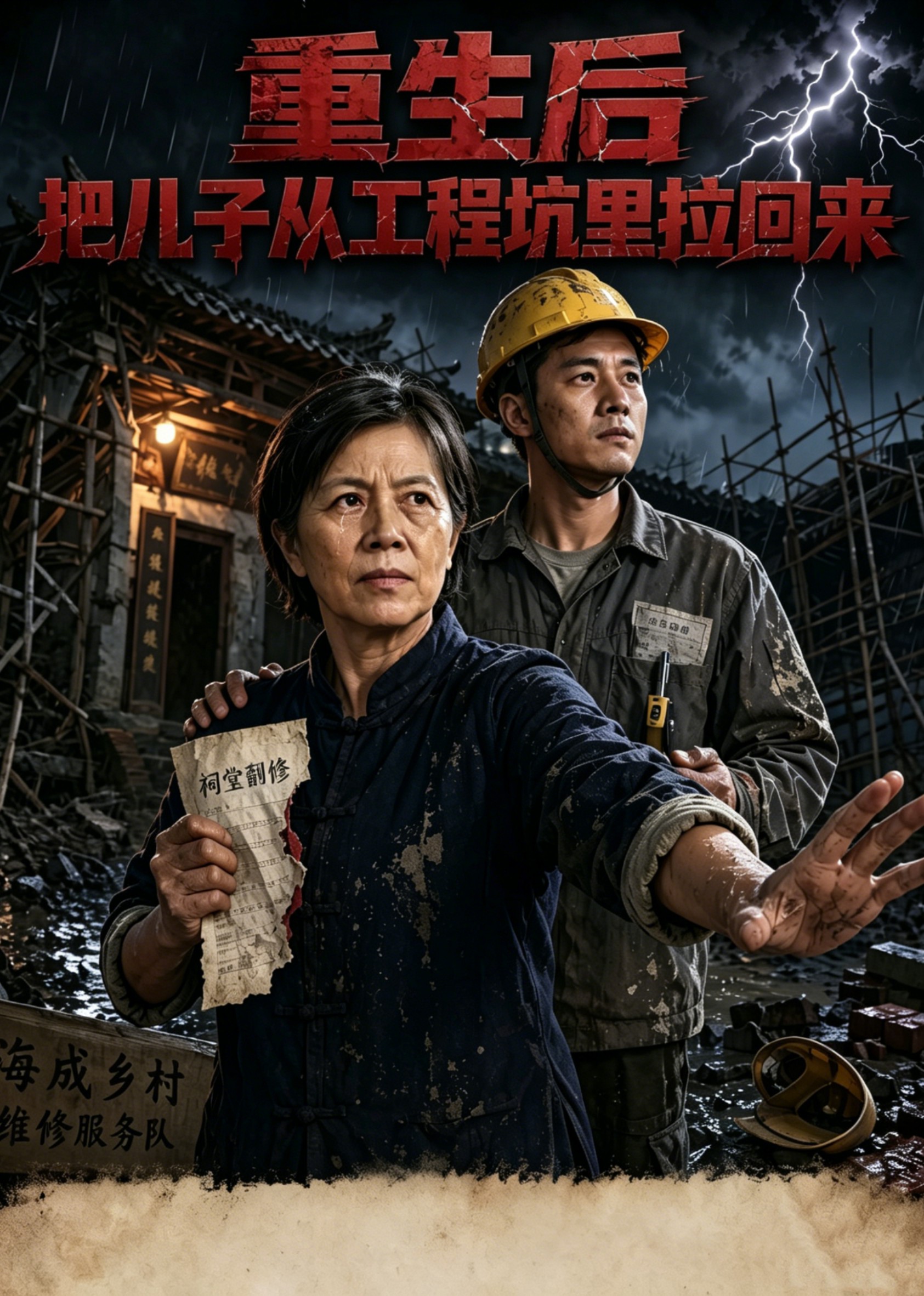 重生后把儿子从工程坑里拉回来