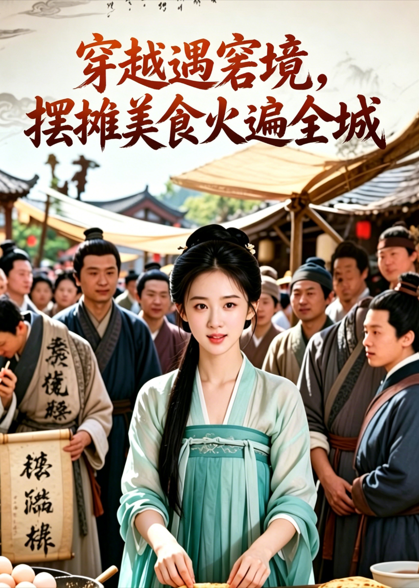 穿越遇窘境，摆摊美食火遍全城