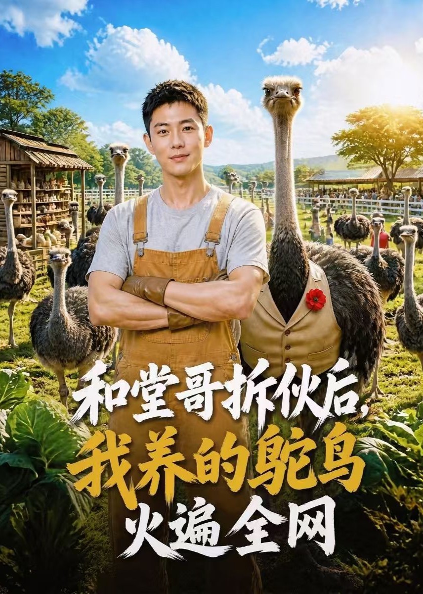 和堂哥拆伙后，我养的鸵鸟火遍全网