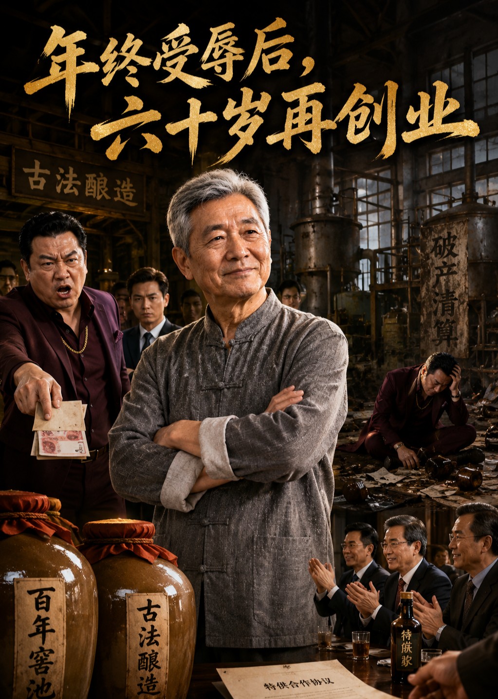 年终受辱后，六十岁再创业