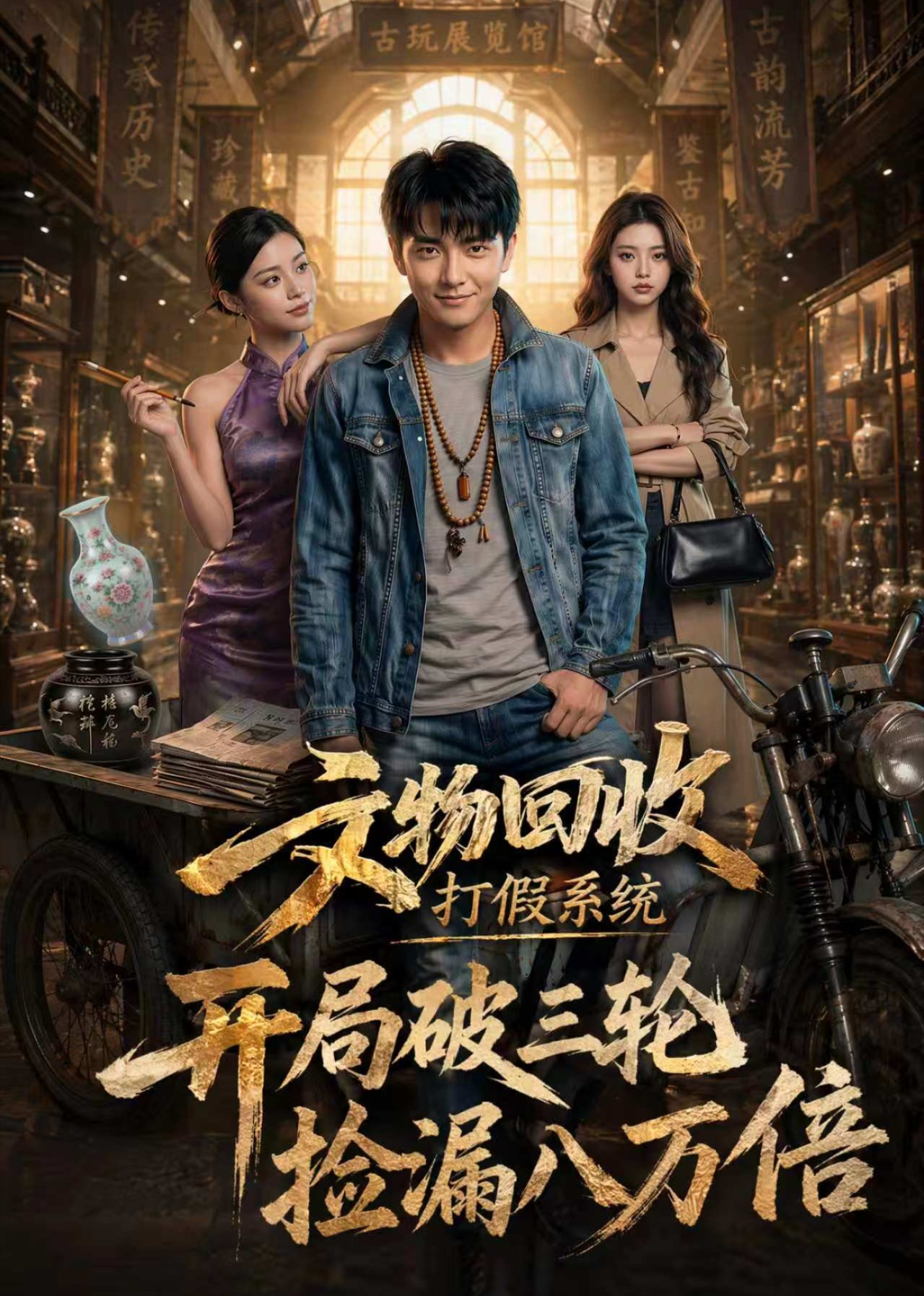 文物回收打假系统：开局破三轮捡漏八万倍