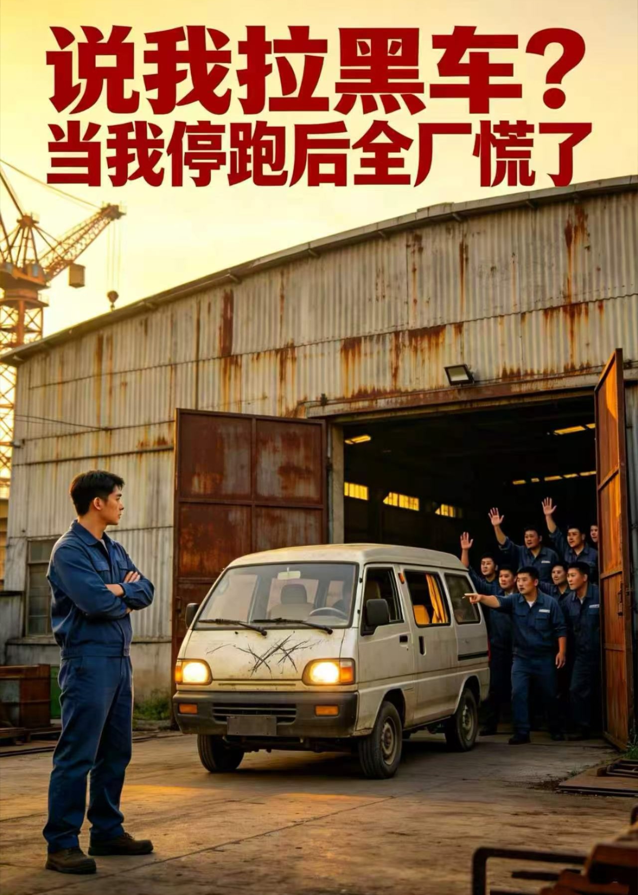 说我拉黑车，当我停跑后全厂慌了