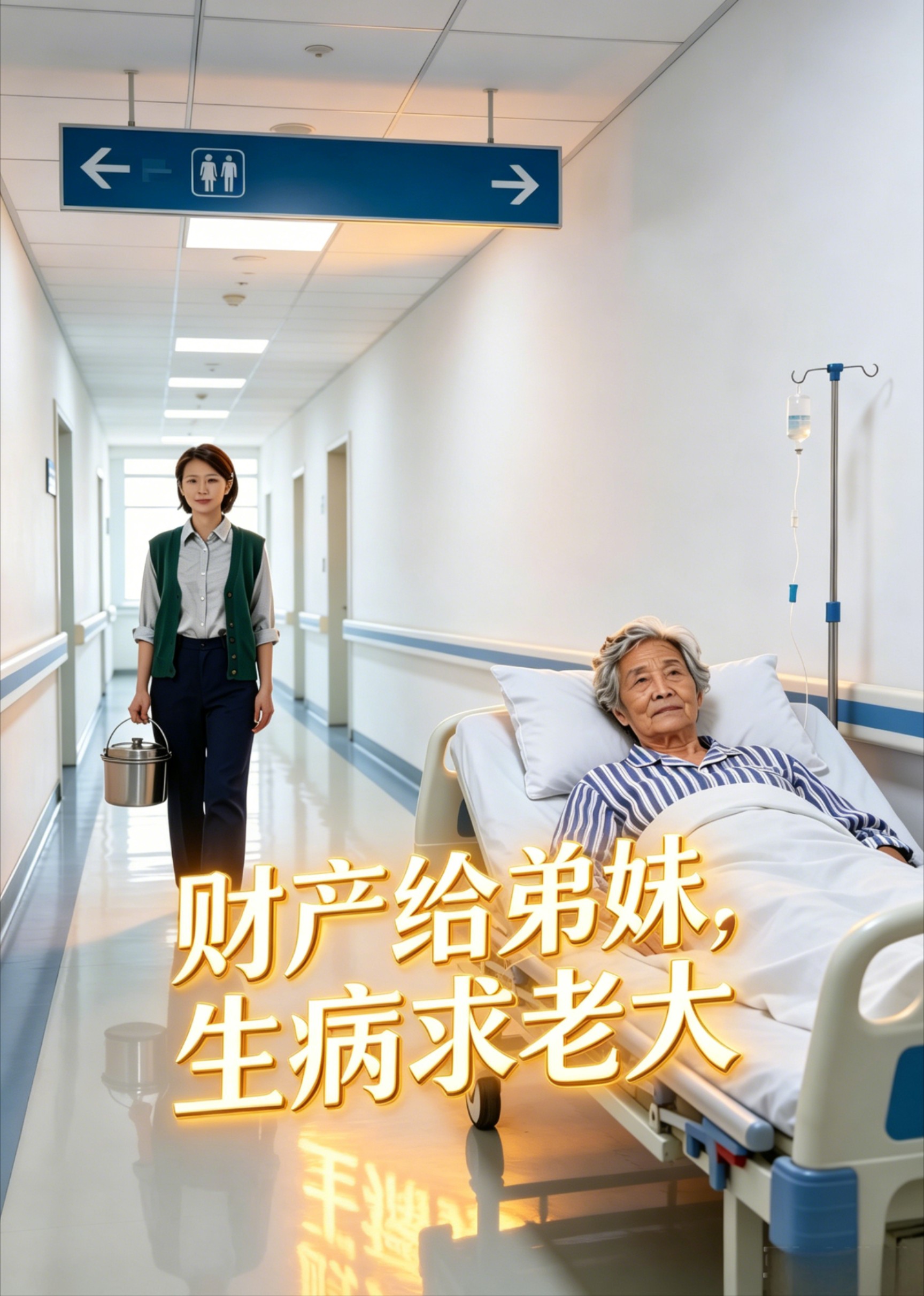 财产给弟妹，生病求老大