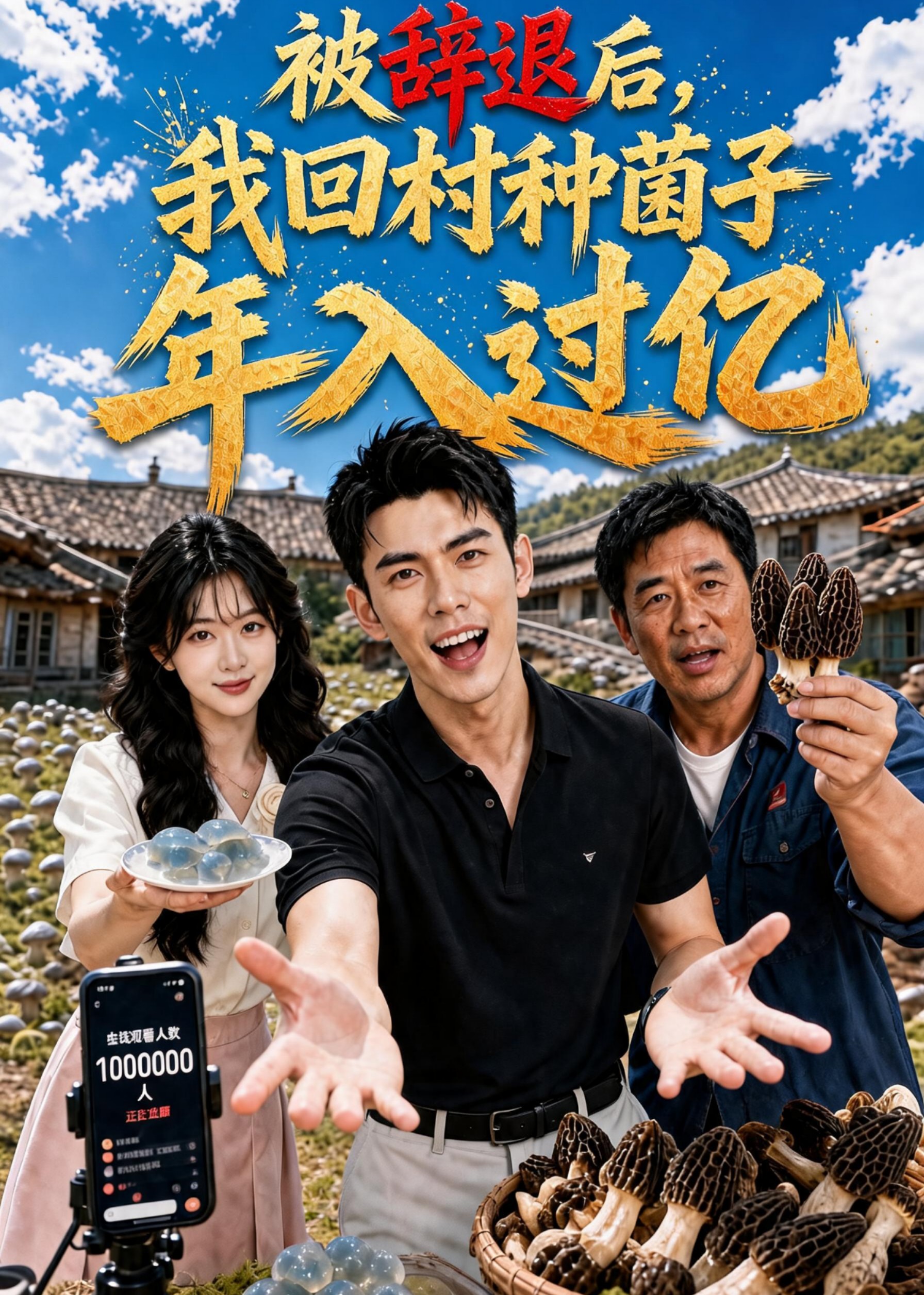 被辞退后，我回村种菌子年入过亿