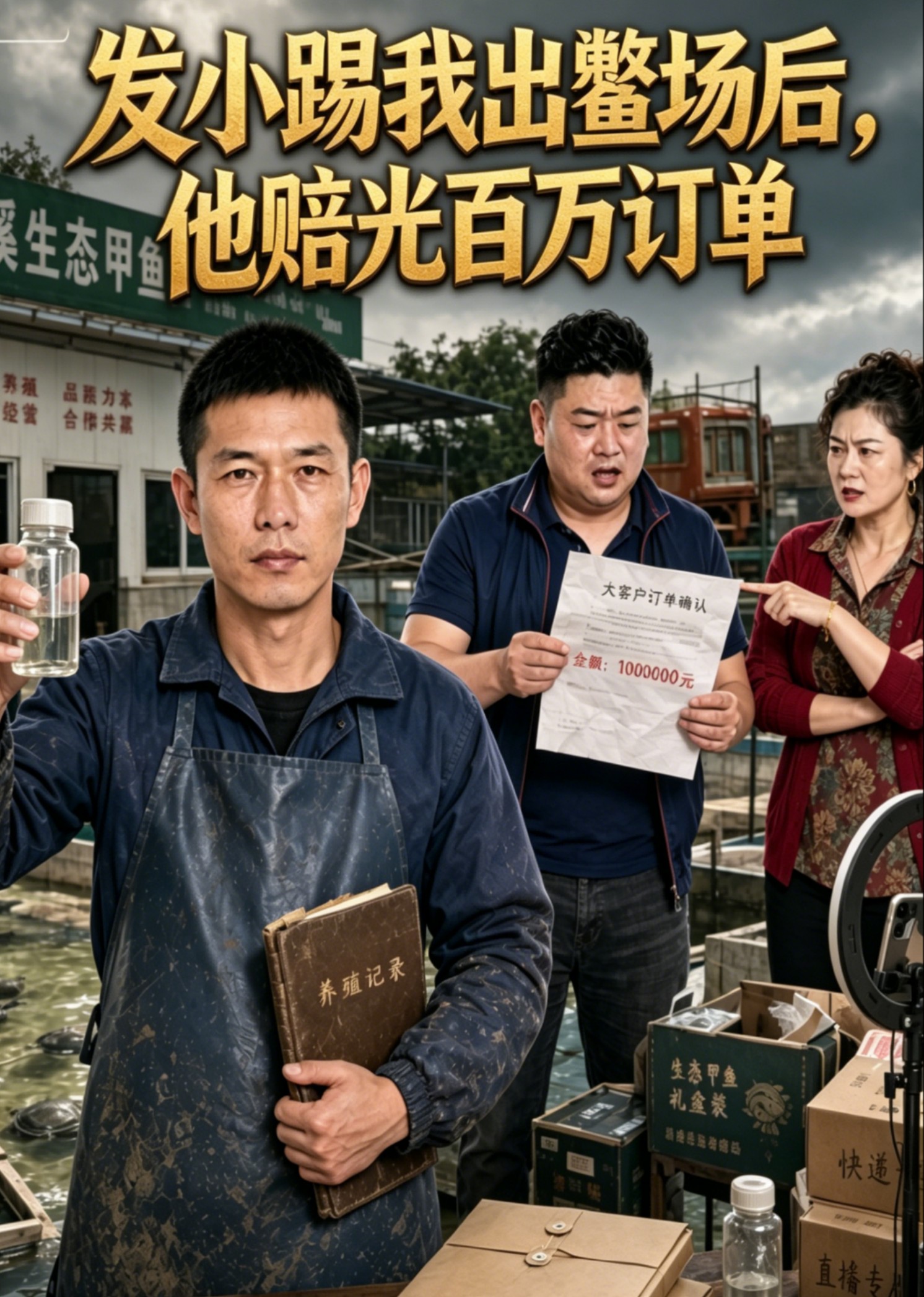 发小踢我出鳖场后，他赔光百万订单
