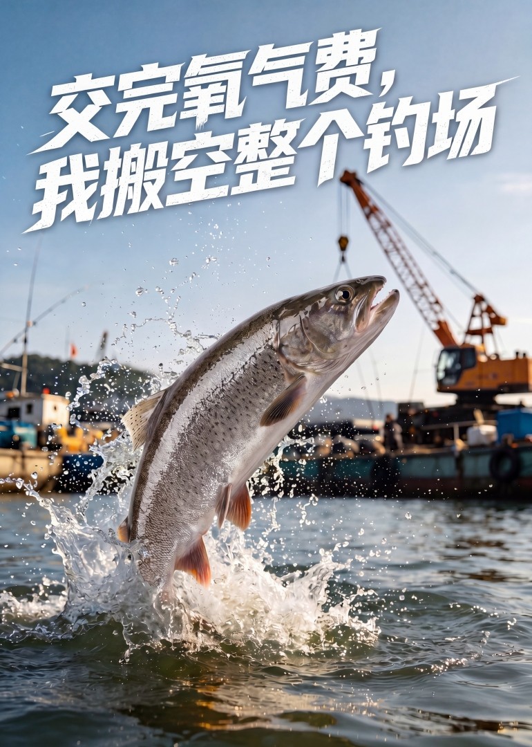 交完氧气费，我搬空整个钓场