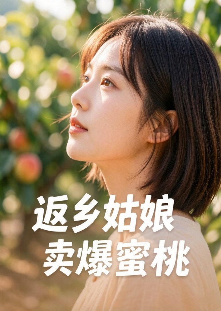 返乡姑娘卖爆蜜桃
