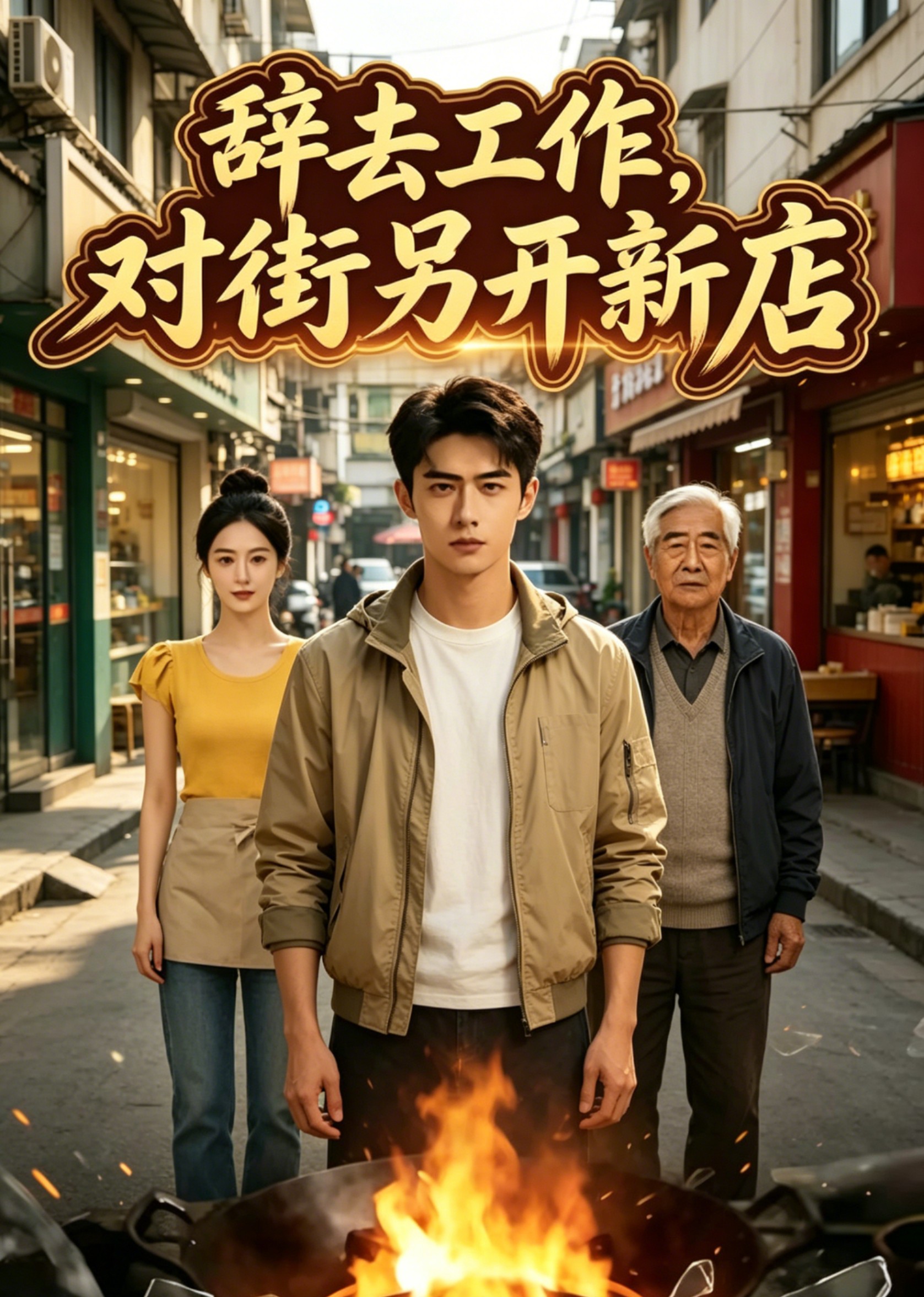 辞去工作，对街另开新店