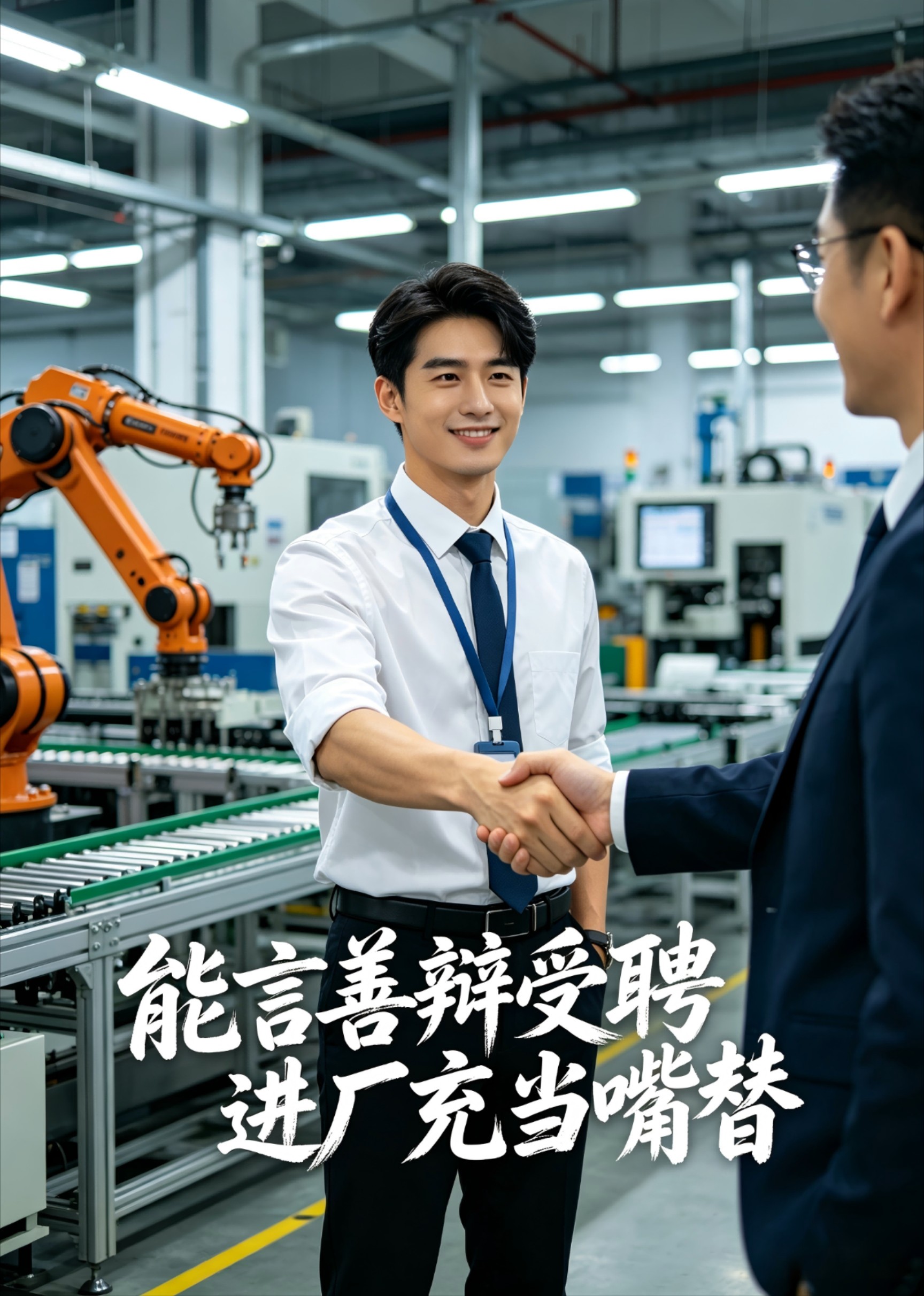 能言善辩受聘进厂充当嘴替