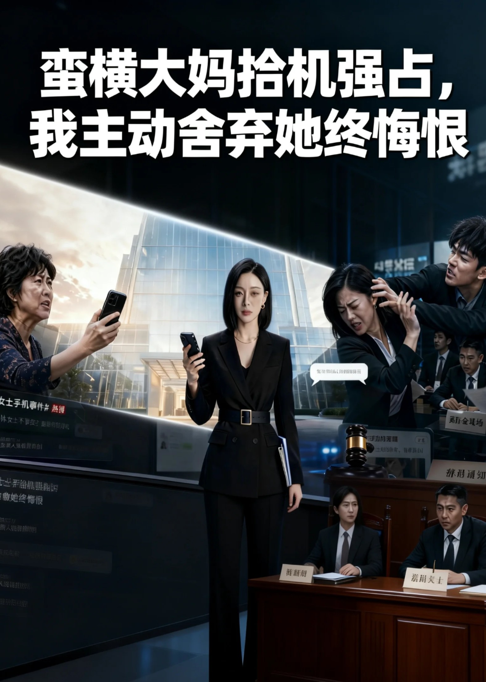 蛮横大妈拾机强占，我主动舍弃她终悔恨
