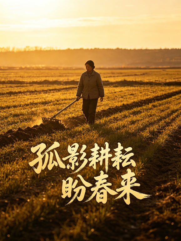 孤影耕耘盼春来