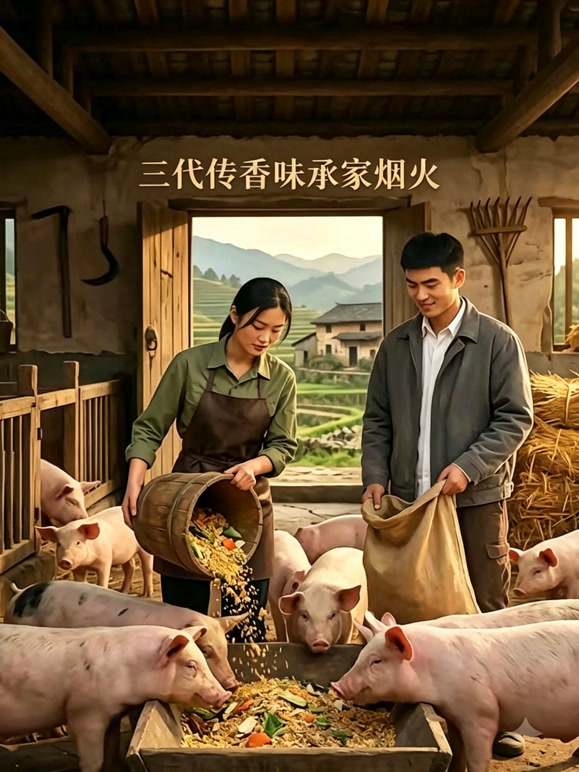 三代传香味承家烟火