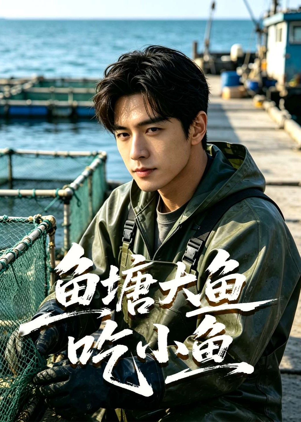鱼塘大鱼吃小鱼