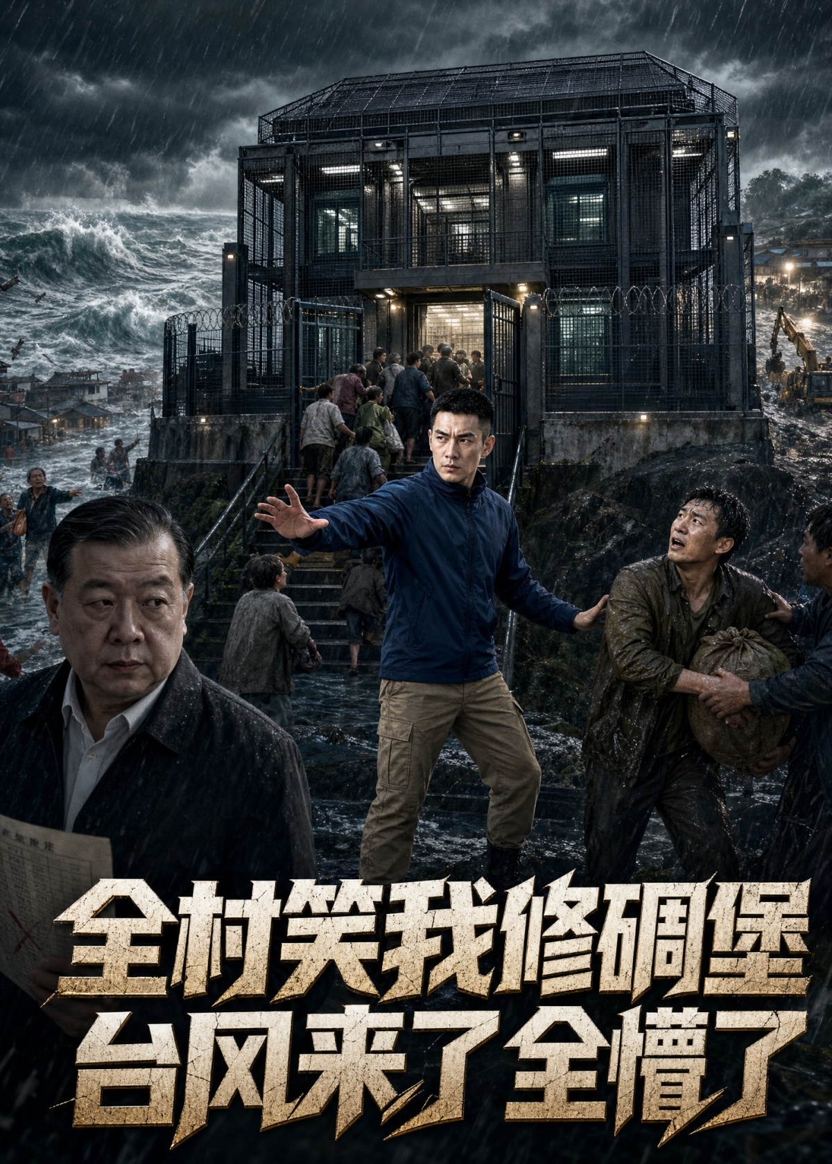 全村笑我修碉堡台风来了全懵了