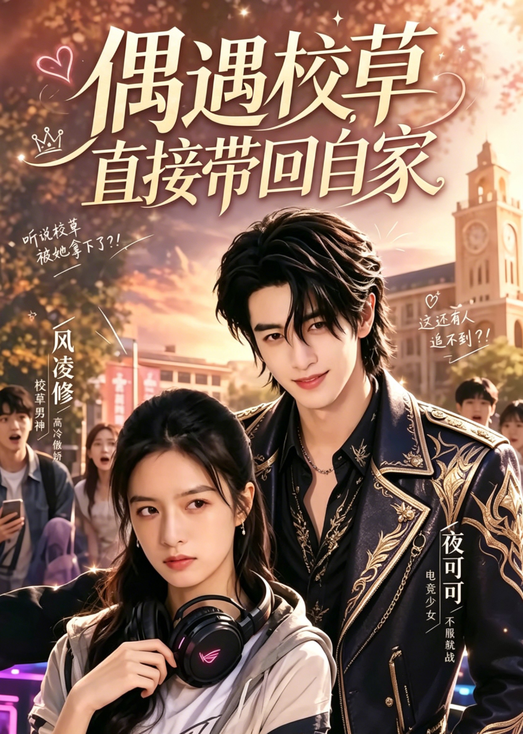 偶遇校草，直接带回自家