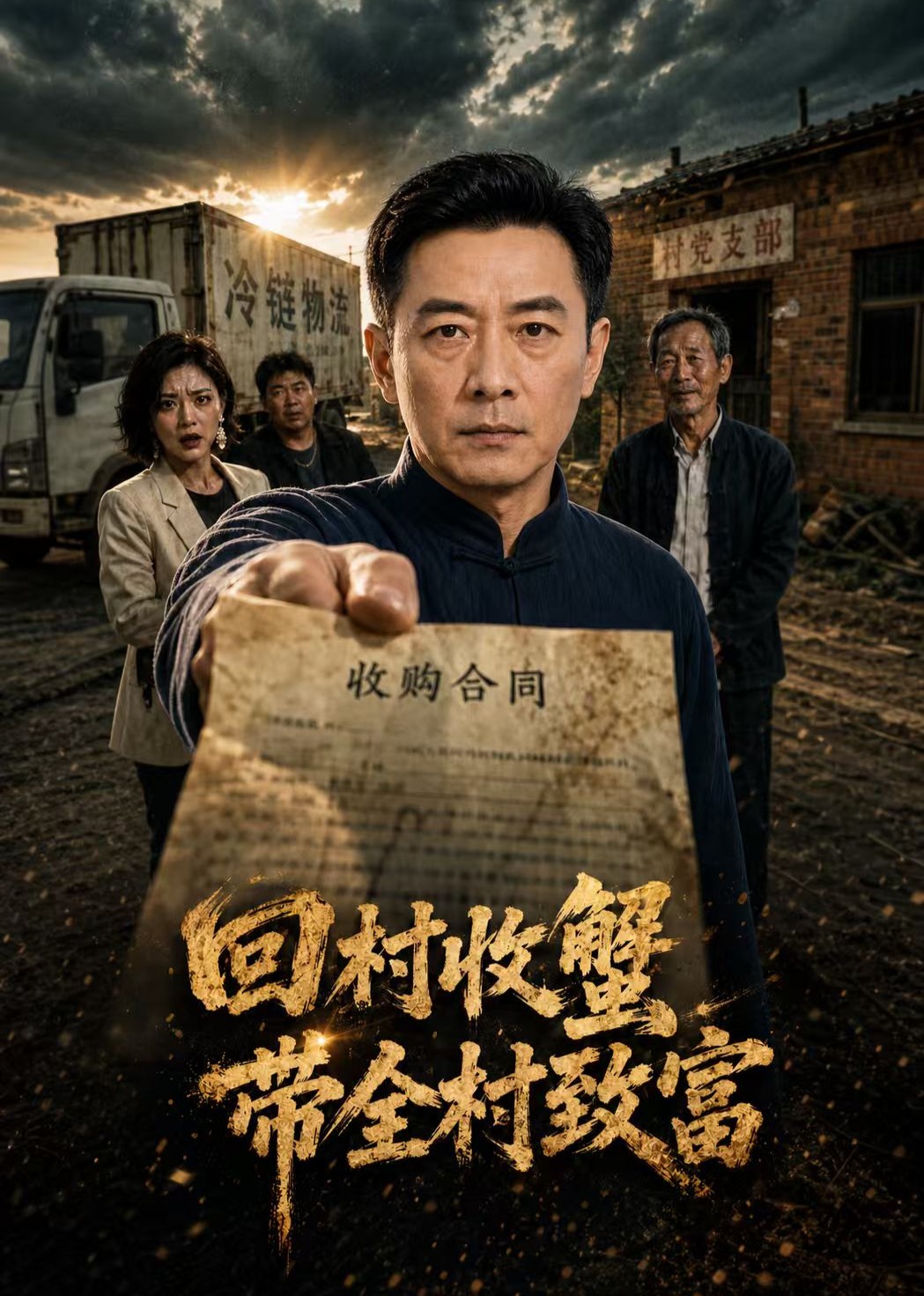 回村收蟹，带全村致富