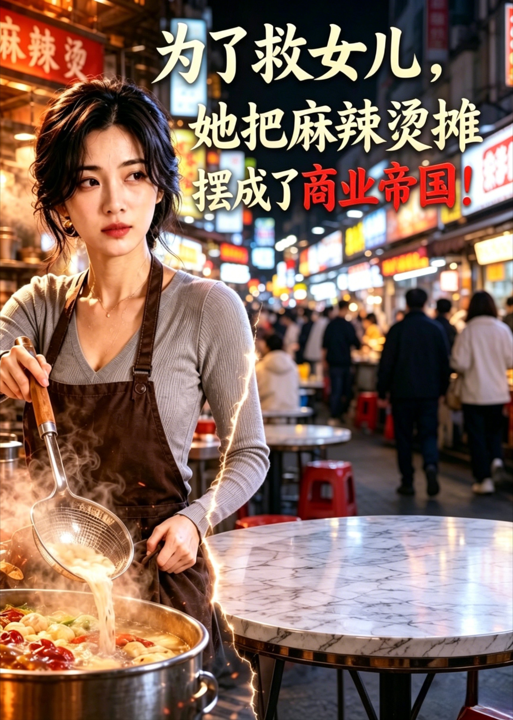 为了救女儿，她把麻辣烫摊摆成了商业帝国！